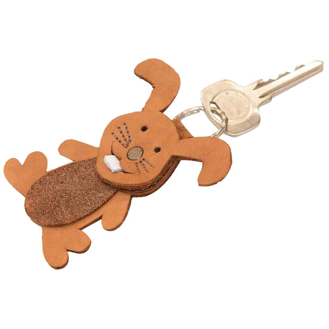 Crazy Rabbit Keychain - Stockyard X 'The Leather Store'