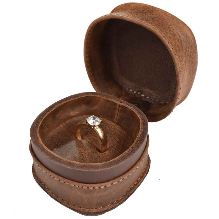 Wedding Ring Box - Stockyard X 'The Leather Store'