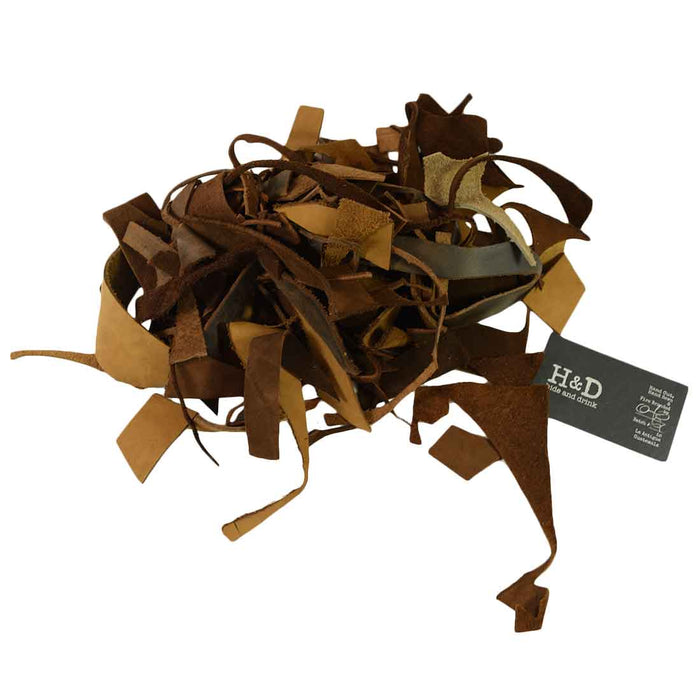 Cow Leather Chips & Scraps (8 oz) - Stockyard X 'The Leather Store'