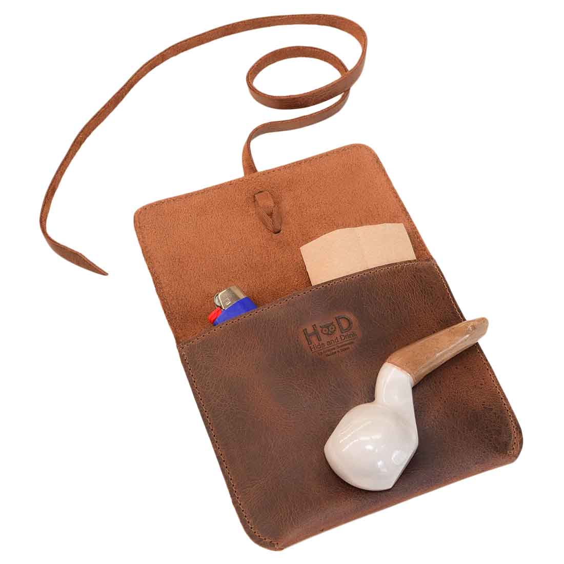 Pipe & Tobacco Pouch - Stockyard X 'The Leather Store'