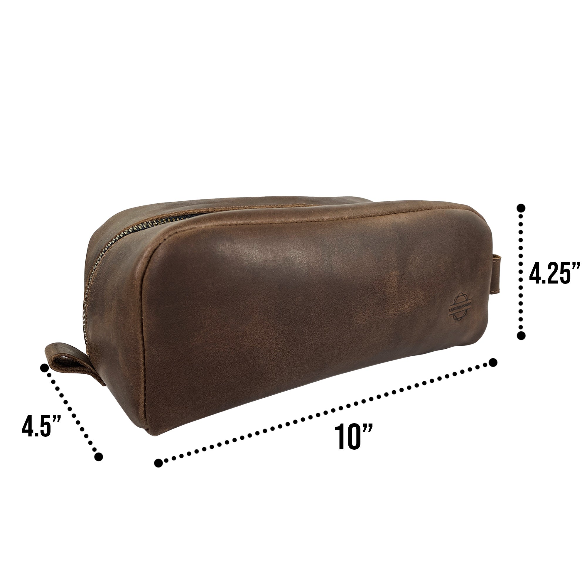 Toiletry Bag with Handle - Stockyard X 'The Leather Store'