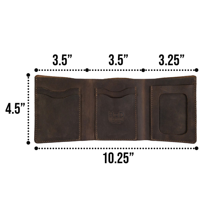 Classic Trifold Wallet - Stockyard X 'The Leather Store'