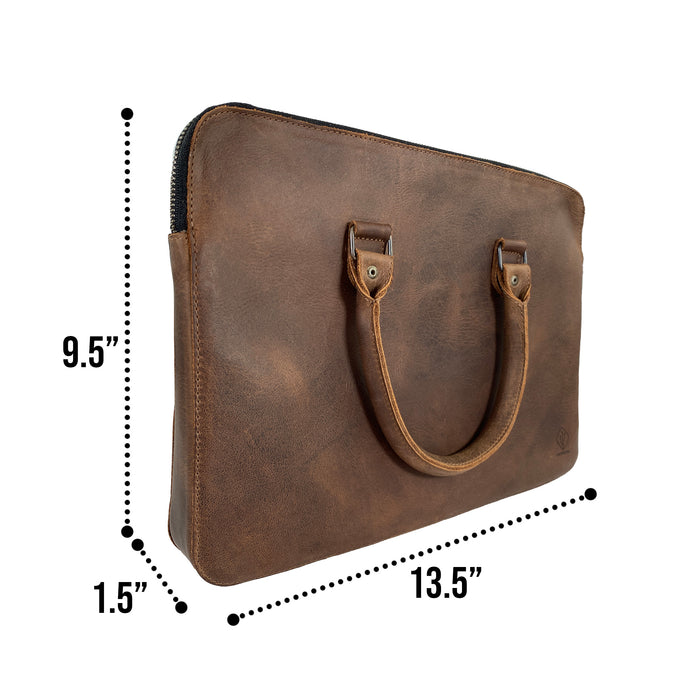 13" Laptop Portfolio Case - Stockyard X 'The Leather Store'