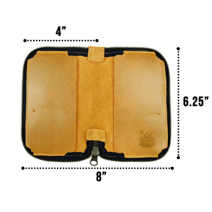 Weatherproof Journal Cover for Moleskine Notebook Pocket (3.5 x 5.5 in.) - Stockyard X 'The Leather Store'