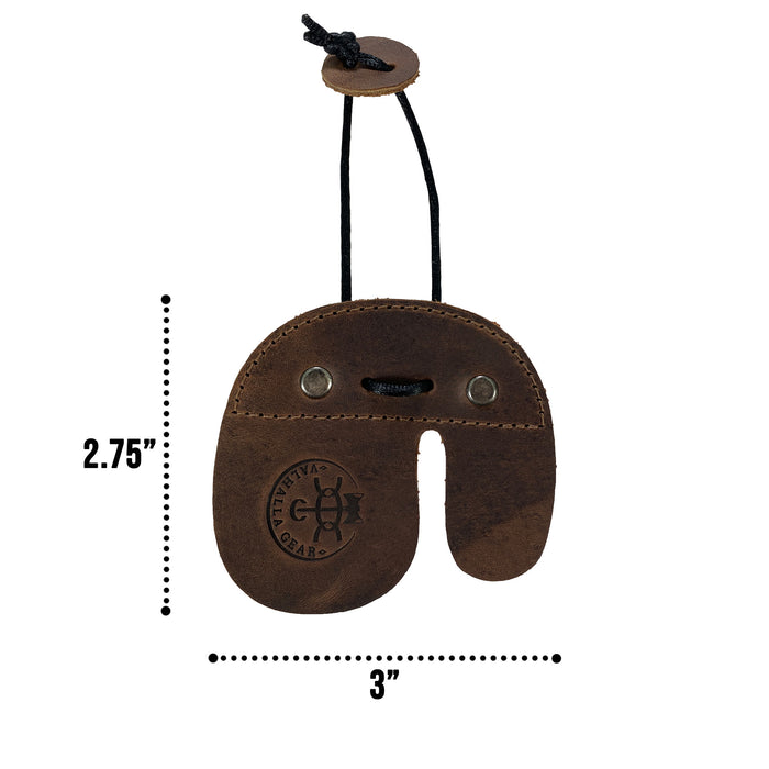 Left Handed Archery Finger Tab - Stockyard X 'The Leather Store'