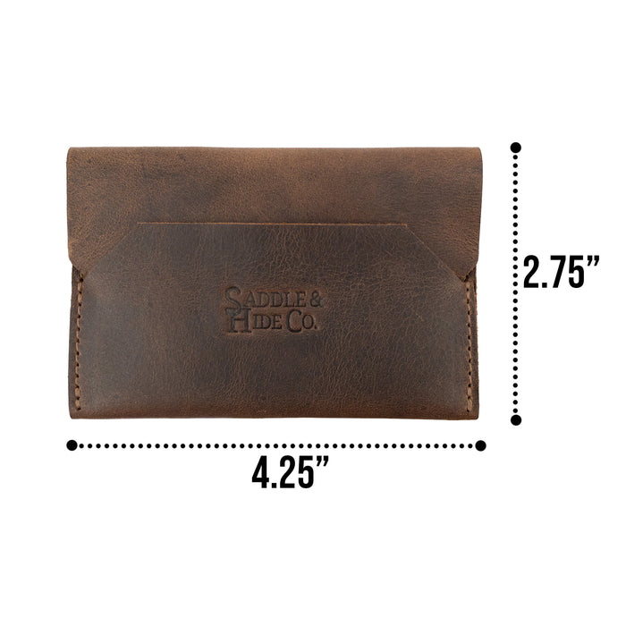 Stylish Envelope Card Holder - Stockyard X 'The Leather Store'