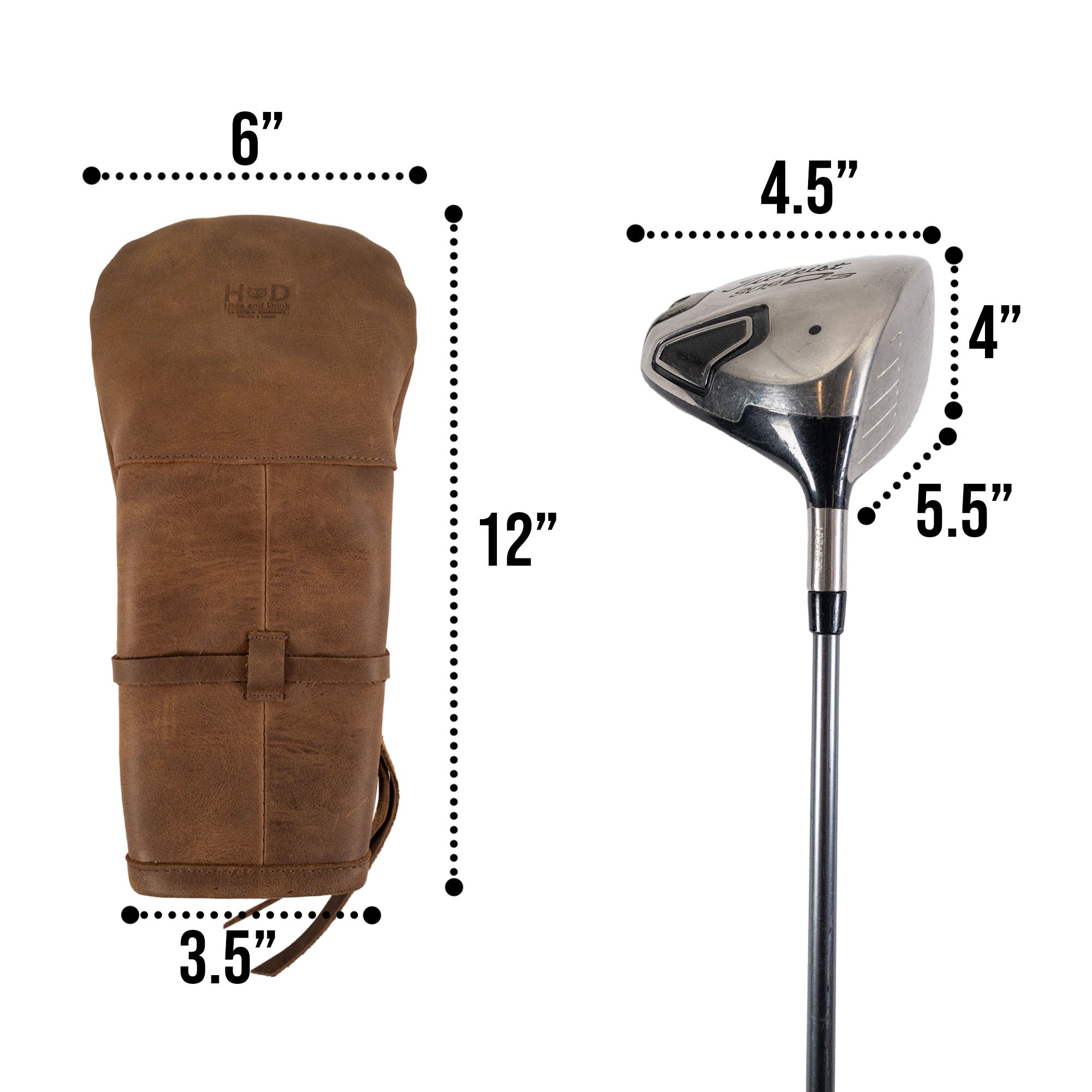 Golf Club Headcover - Stockyard X 'The Leather Store'