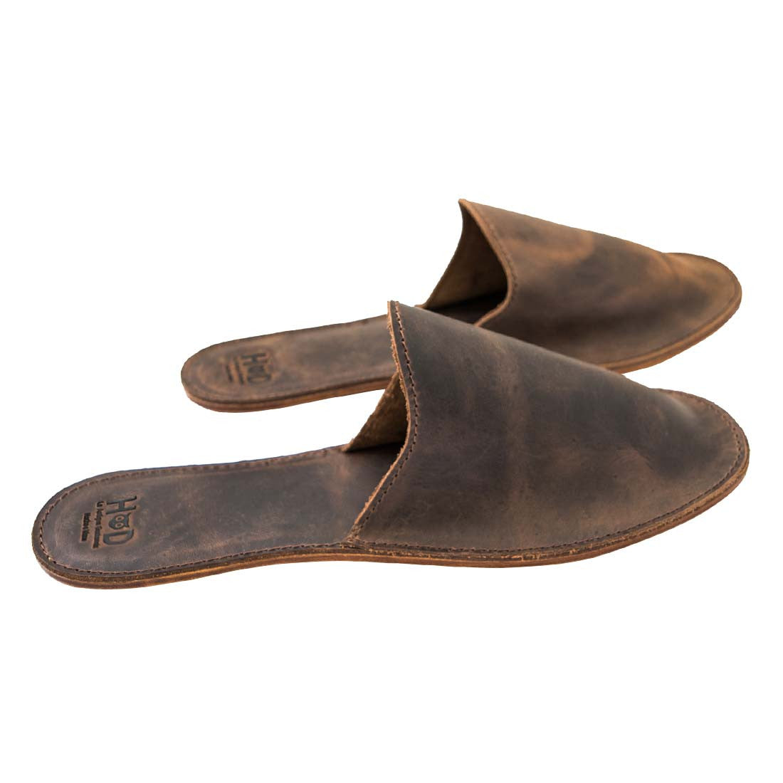 Leather House Slippers - Stockyard X 'The Leather Store'