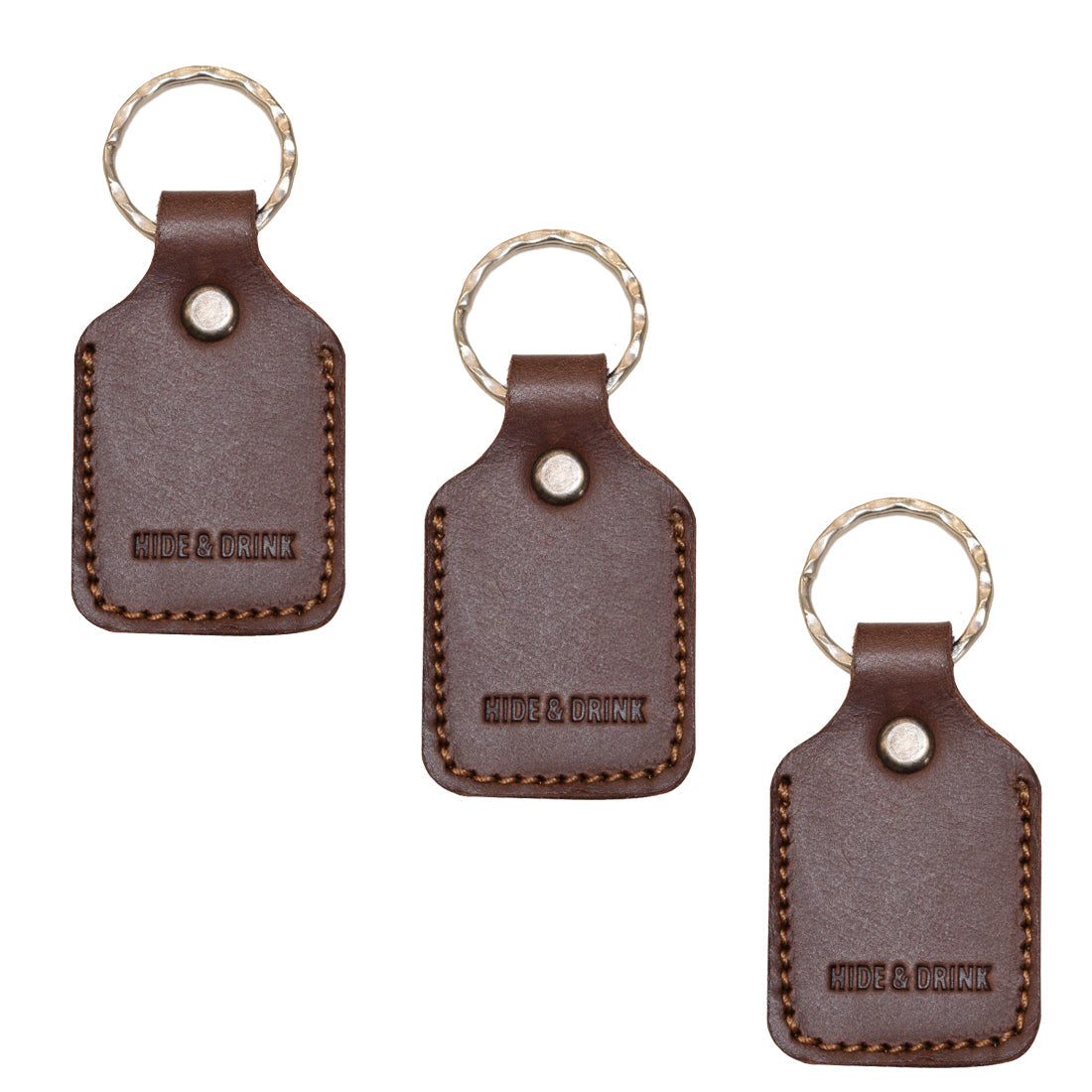 Small Simple Keychain (3 Pack) - Stockyard X 'The Leather Store'