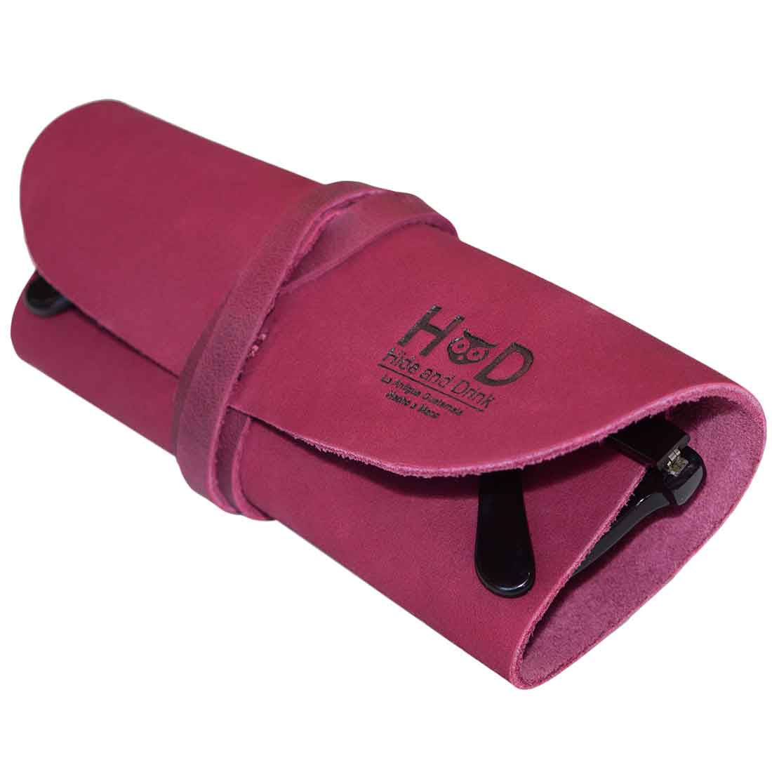 Hide & Drink Leather Sunglass Wrap is designed for travelers who want stylish sunglasses storage. Crafted from full grain leather, it protects your eyewear and showcases quality artisan work.