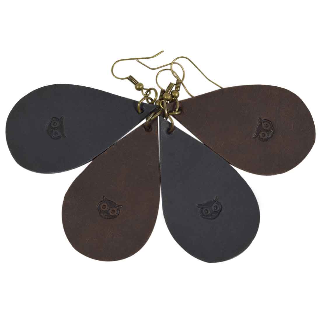 Antique Teardrop Earrings - Stockyard X 'The Leather Store'