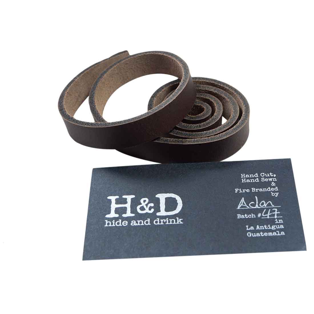 Thick Leather Strap 1/2" Wide, 3.5mm Thick - Stockyard X 'The Leather Store'