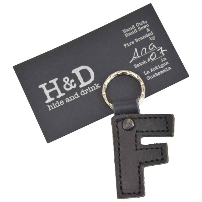 Alphabet Letter Keychains - Stockyard X 'The Leather Store'