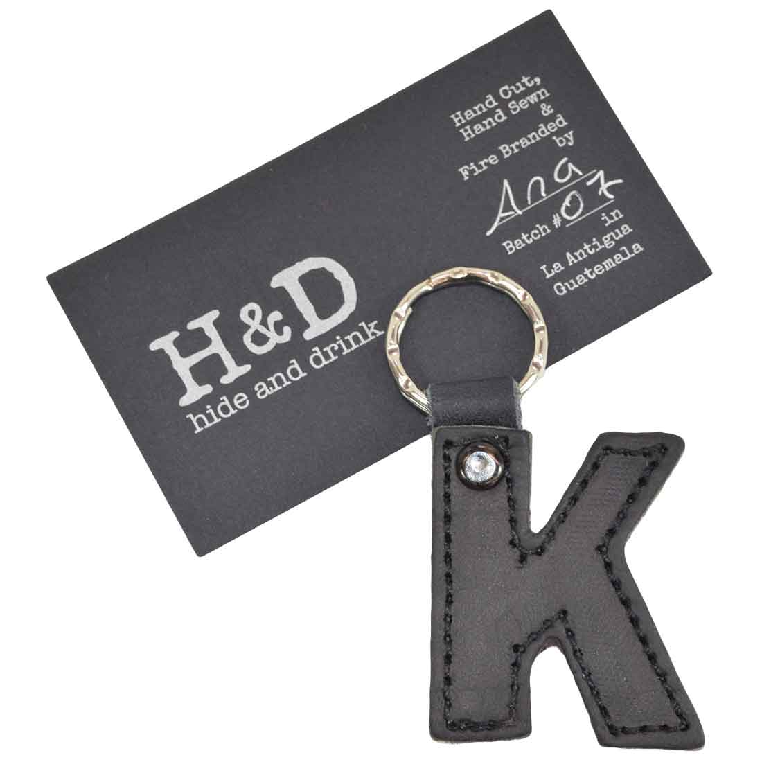 Alphabet Letter Keychains - Stockyard X 'The Leather Store'