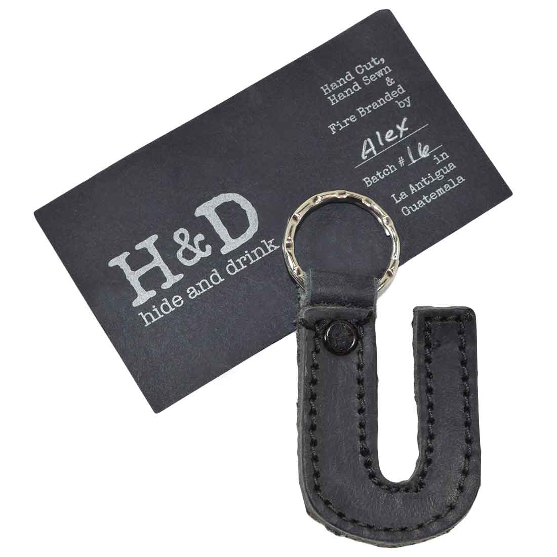 Alphabet Letter Keychains - Stockyard X 'The Leather Store'