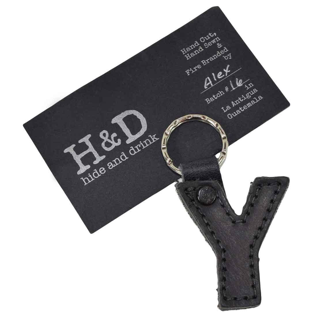 Alphabet Letter Keychains - Stockyard X 'The Leather Store'