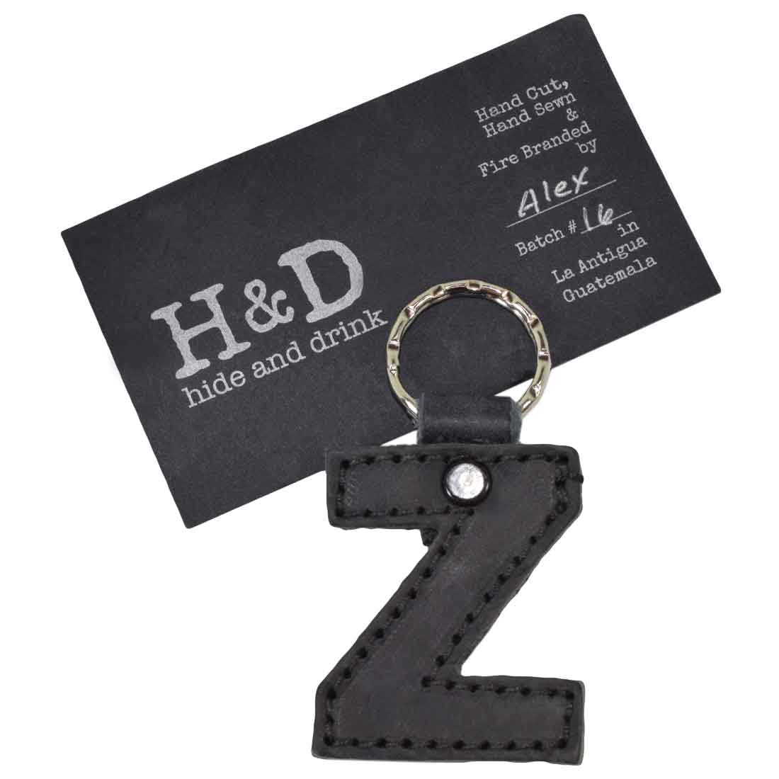 Alphabet Letter Keychains - Stockyard X 'The Leather Store'