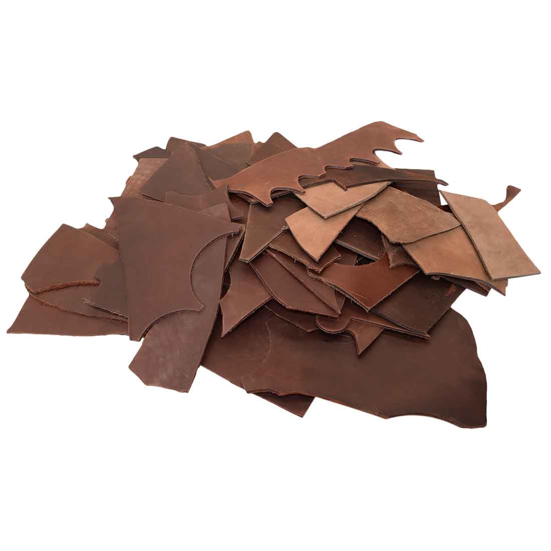 Leather Scraps 4 Lb. (3.5mm Thick) - Stockyard X 'The Leather Store'
