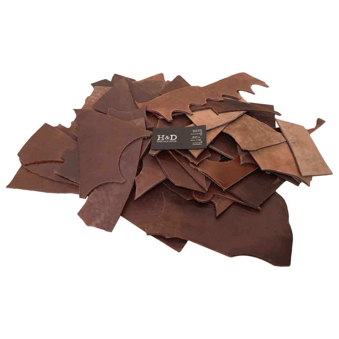 Leather Scraps 4 Lb. (3.5mm Thick) - Stockyard X 'The Leather Store'