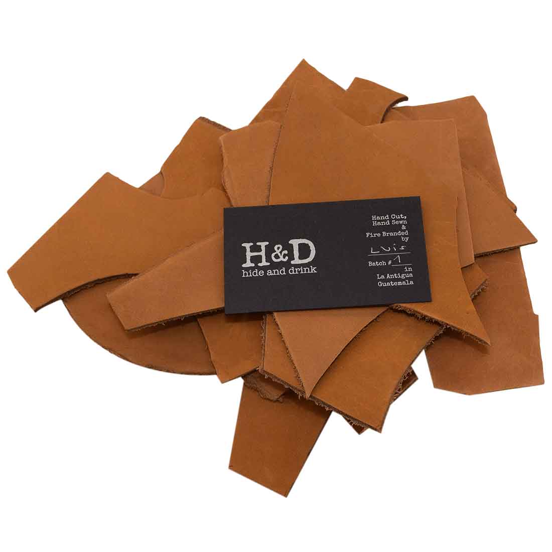 Thick Cow Leather Chips & Scraps (8 oz) - Stockyard X 'The Leather Store'