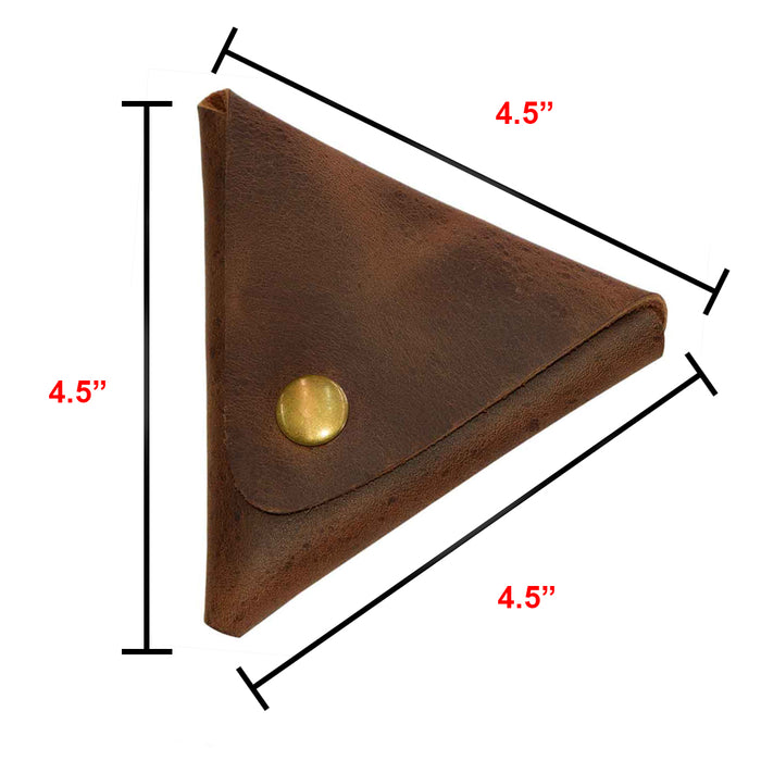 Triangle Coin Pouch - Stockyard X 'The Leather Store'