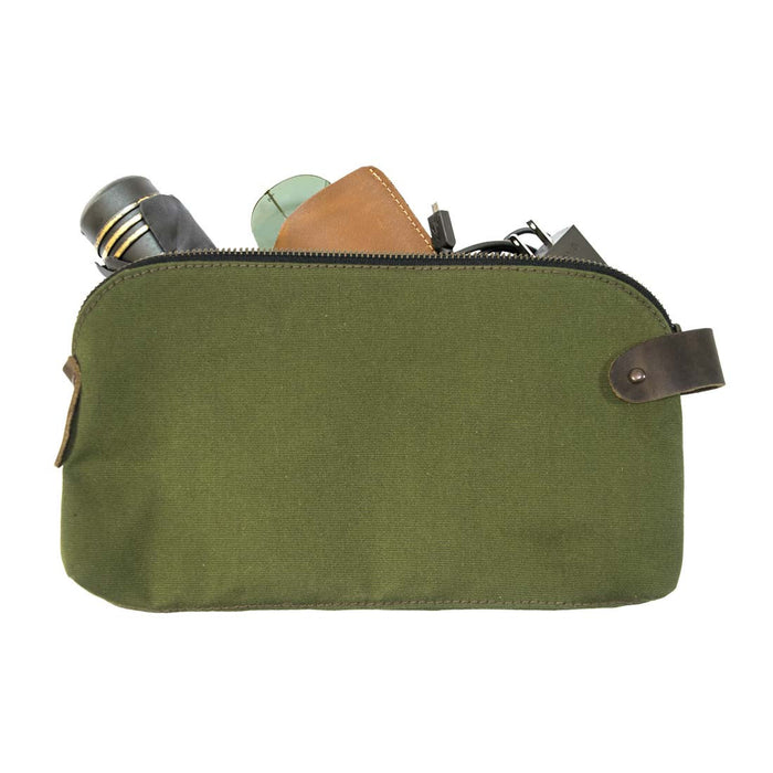 Dopp Kit Utility Bag With Lining - Stockyard X 'The Leather Store'