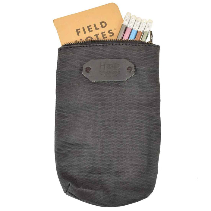 Waxed Canvas Scribbler Pouch - Stockyard X 'The Leather Store'