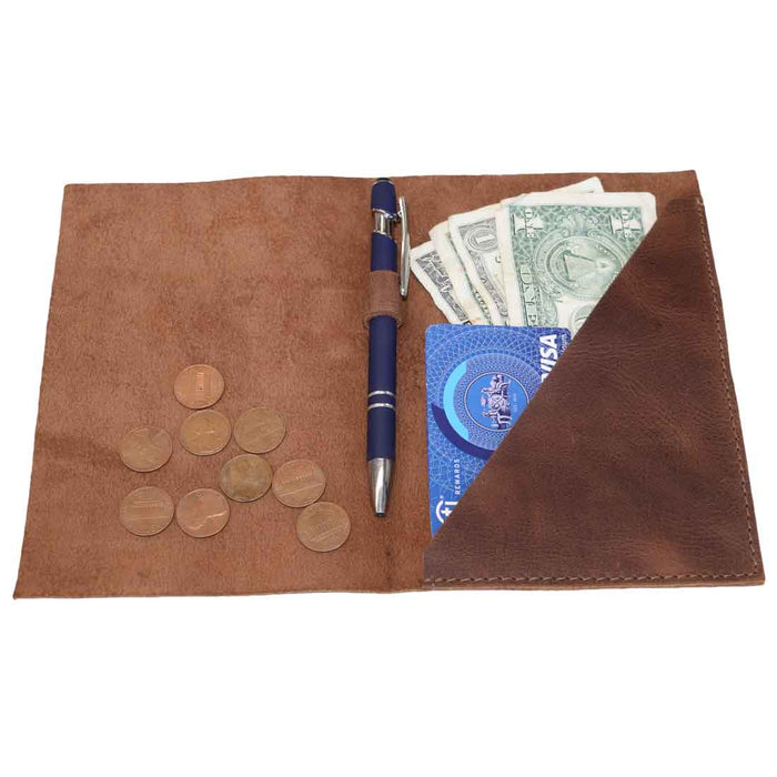 Bifold Check Presenter With Pen Slot - Stockyard X 'The Leather Store'