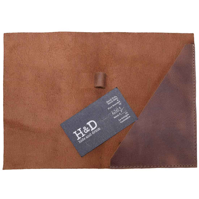 Bifold Check Presenter With Pen Slot - Stockyard X 'The Leather Store'