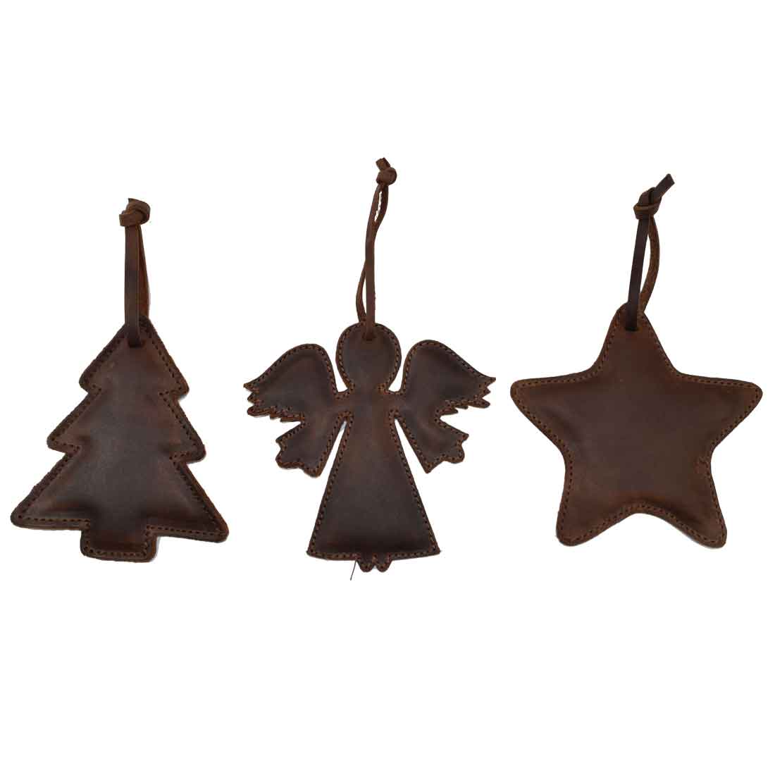Christmas Hanging Ornament Collection - Stockyard X 'The Leather Store'