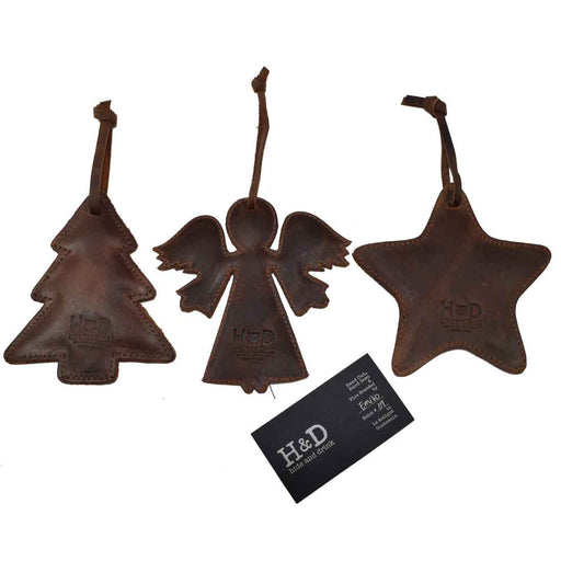 Christmas Hanging Ornament Collection - Stockyard X 'The Leather Store'